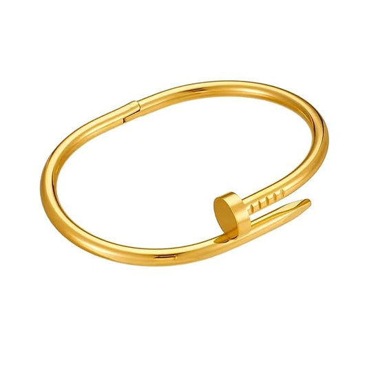 Nail Bangle Stainless Steel